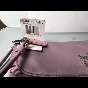 Lavender Coach (with tags) wristlet